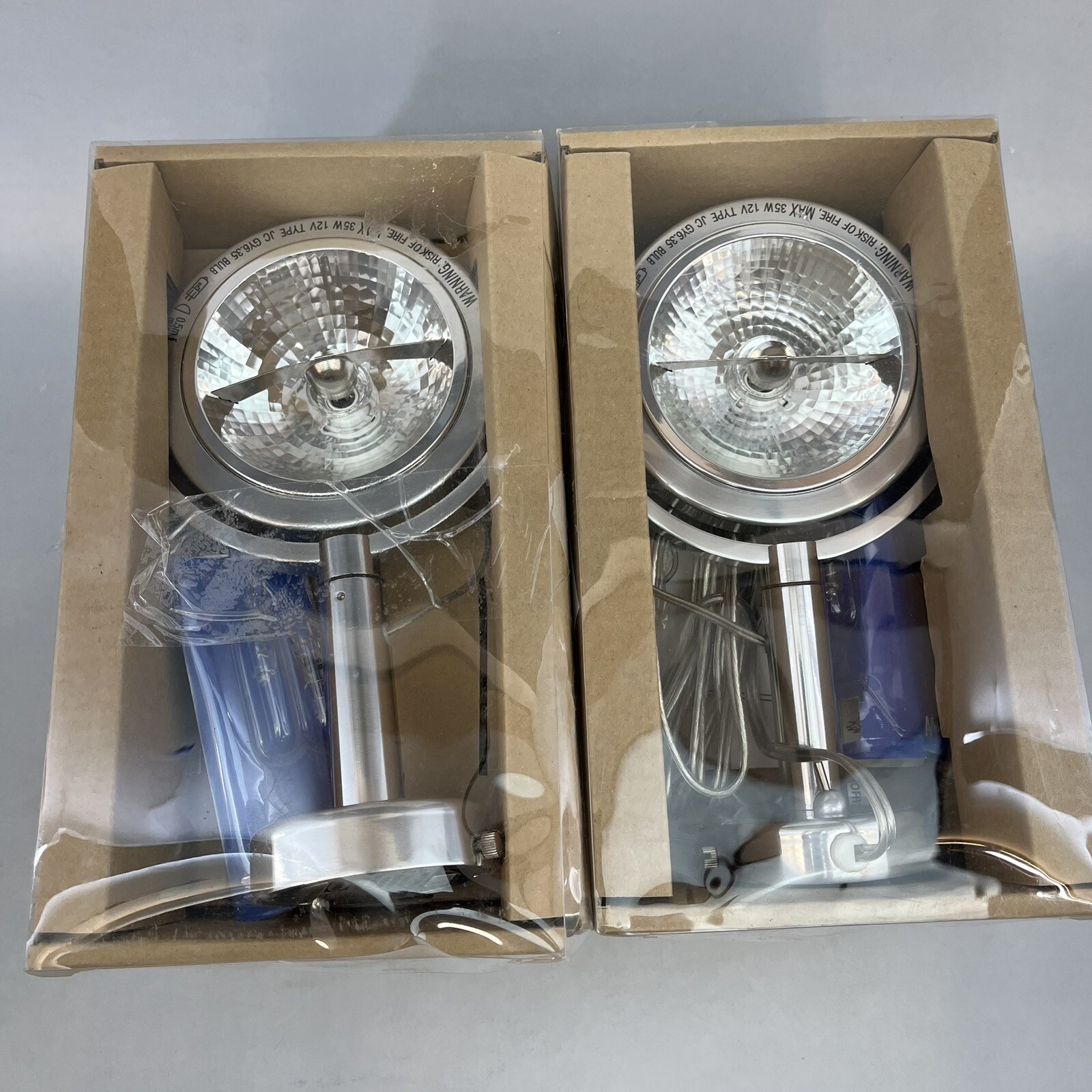 ONE New IKEA Klimat Chrome Stainless Steel Spotlight Wall Sconce Light Lamp ￼