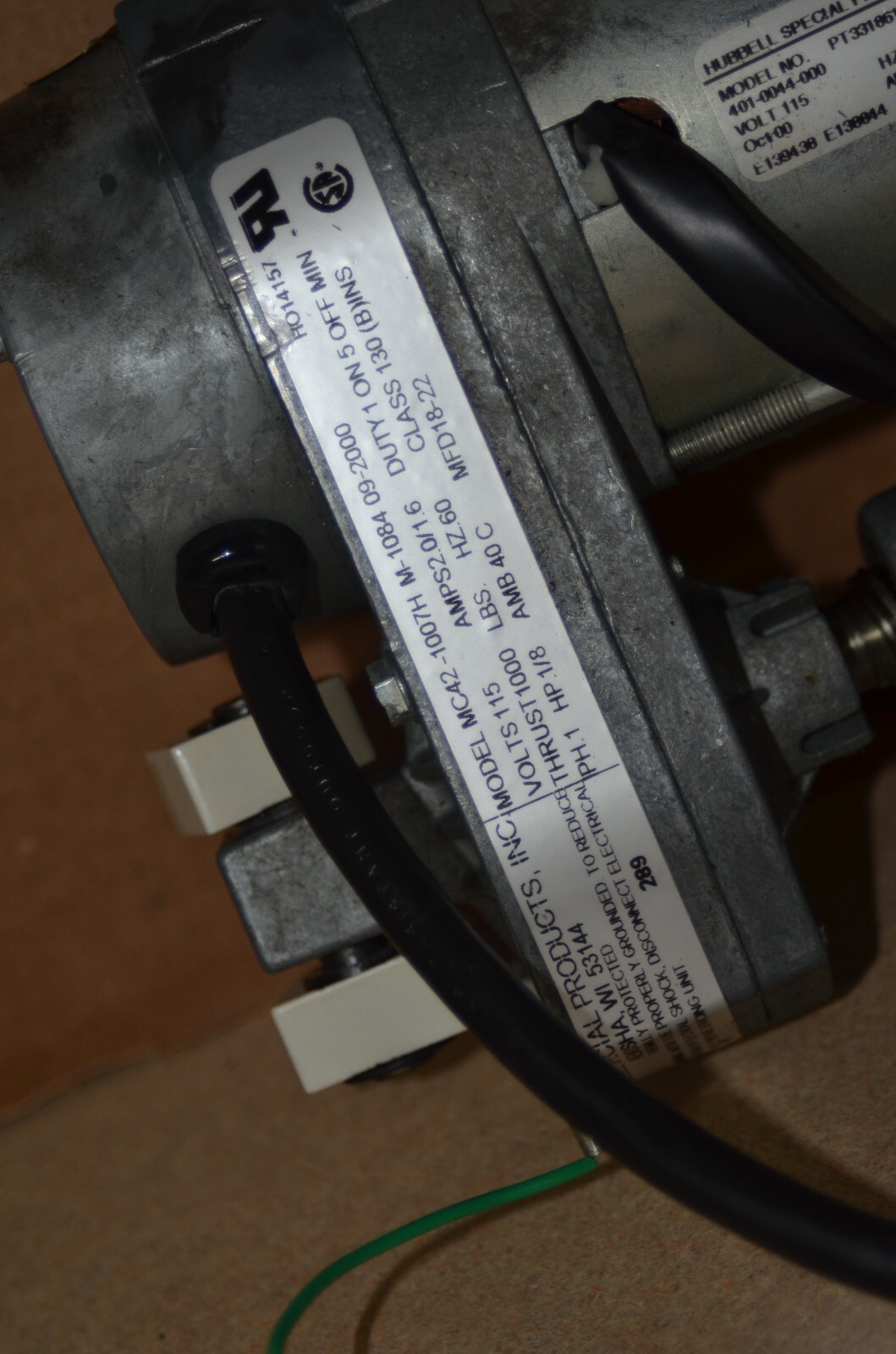 Beaverstate Dental Evolution II Backrest Motor & Capacitor BDS EVOL II - 110