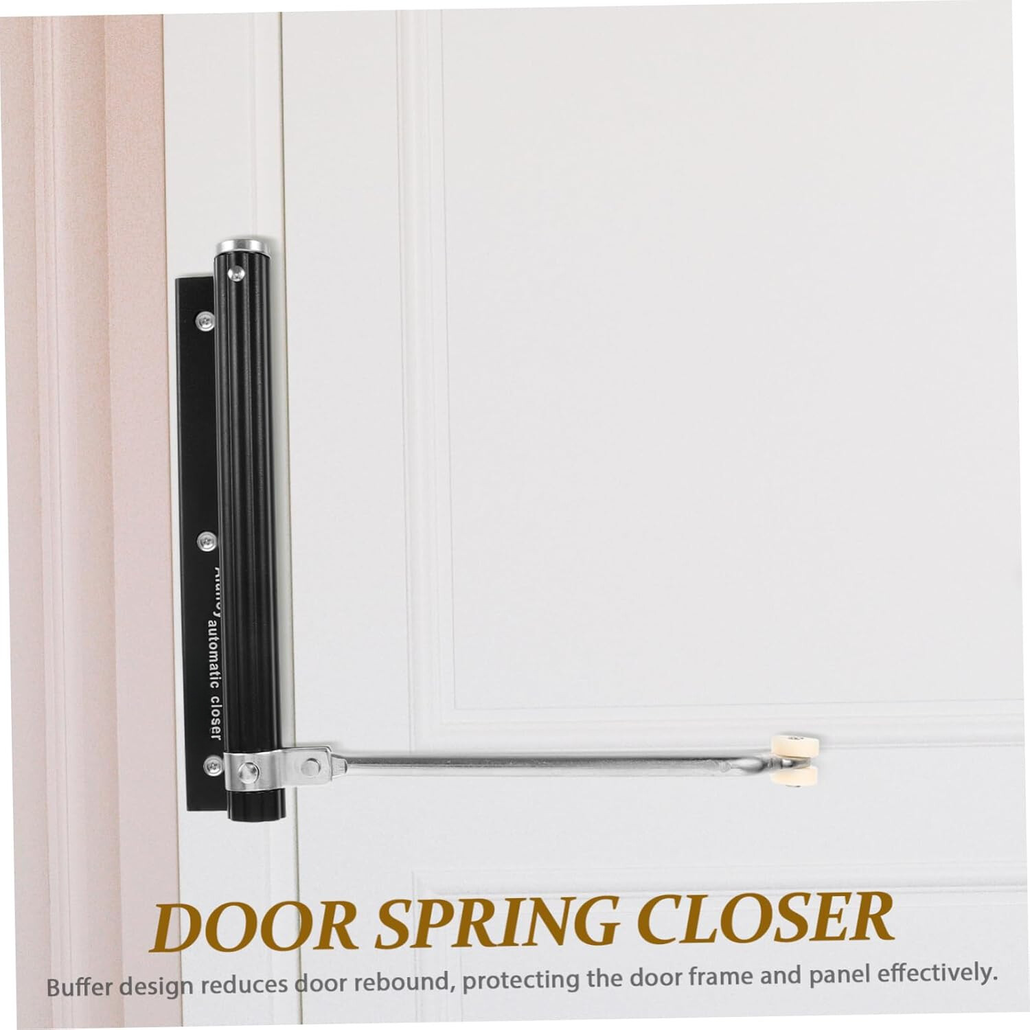 Automatic Door Closer Aluminum Alloy Self Closing Door Hinge Spring Loaded