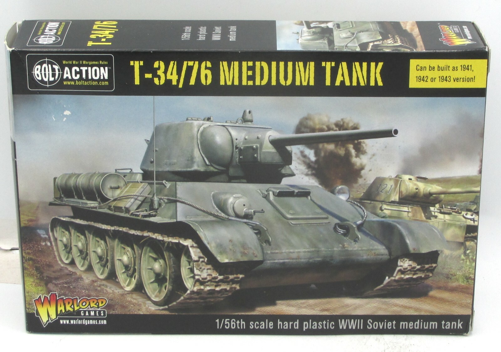 Bolt Action WGB-RI-501 T-34/76 Soviet Medium Tank (WWII) Warlord Games Plastic