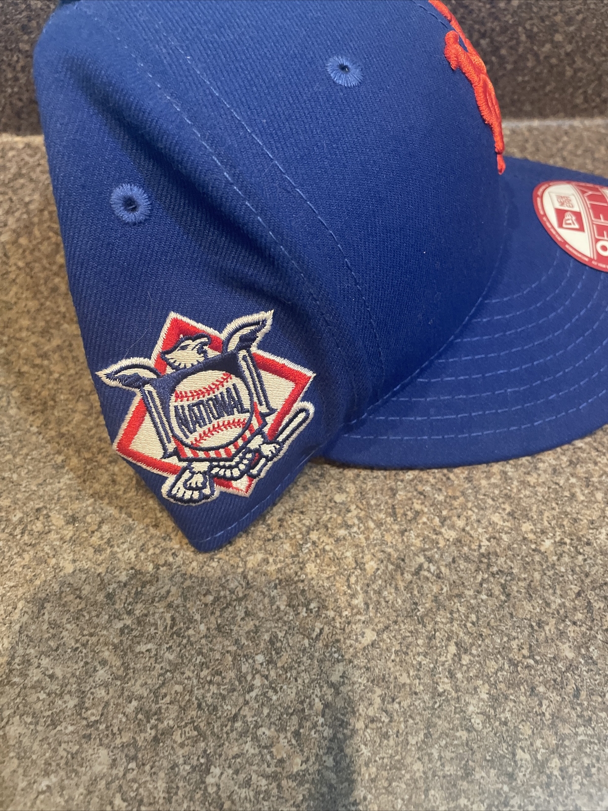 New Era New York Mets 9FIFTY Adjustable Snapback Cap Hat - Blue Medium/Large