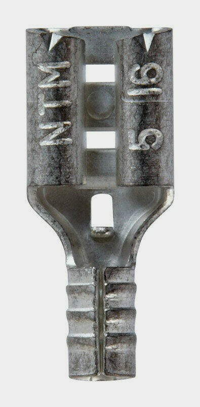 Jandorf Terminal FEMALE DISCONNECT 5pk 22-18 Ga. 0.187" Uninsulated 60943
