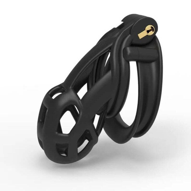 Sissy Cobra 2.0 Male Chastity Cage New with 4 Ring Sizes Virginity Device