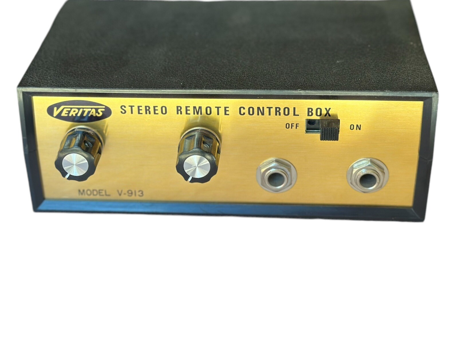 VERITAS Stereo Remote Control Box V-913 1970's Vintage Hi Fi Audio Untested EUC