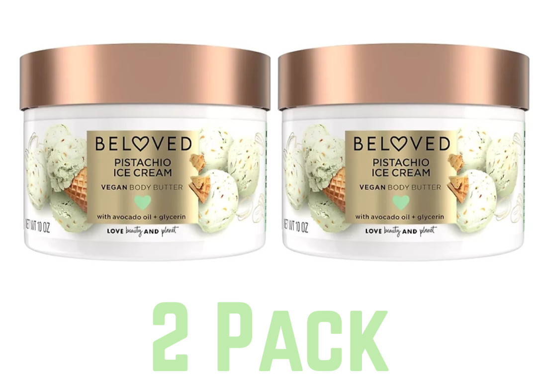 2 Pack LBP BELOVED BODY CREAM Cherry Blossom & Tea Rose