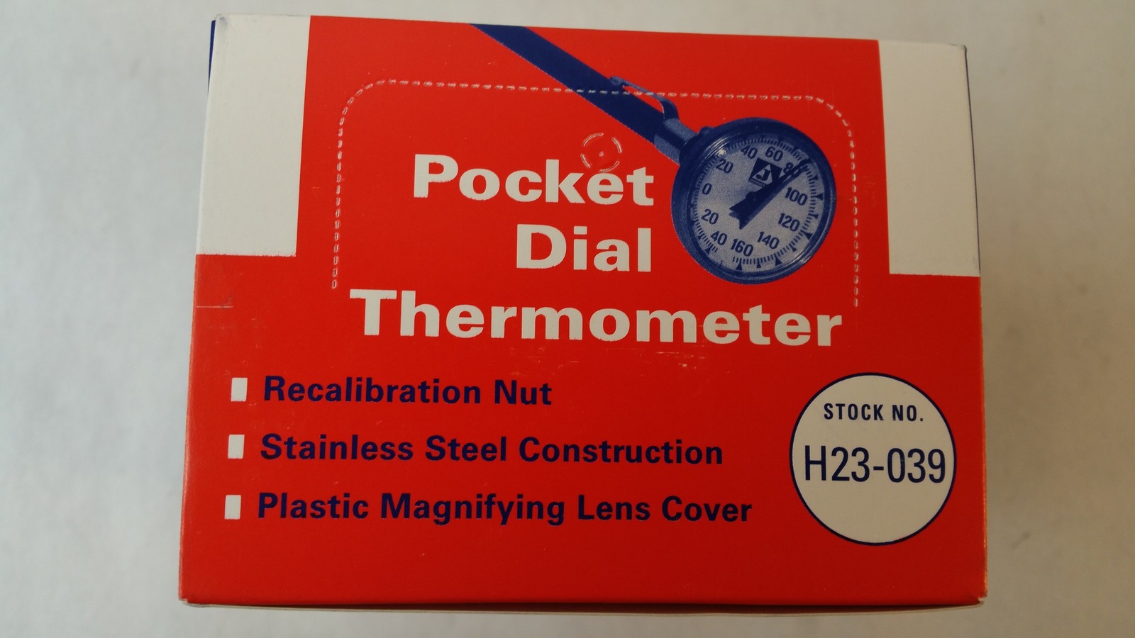 Lot of 2 New Johnstone H23-039 Pocket Dial Thermometer -40 - 160 Degrees