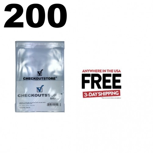 200 Crystal Clear Golden Age Thick Comic Book Bags Sealable Flap ** 1-3 DAY