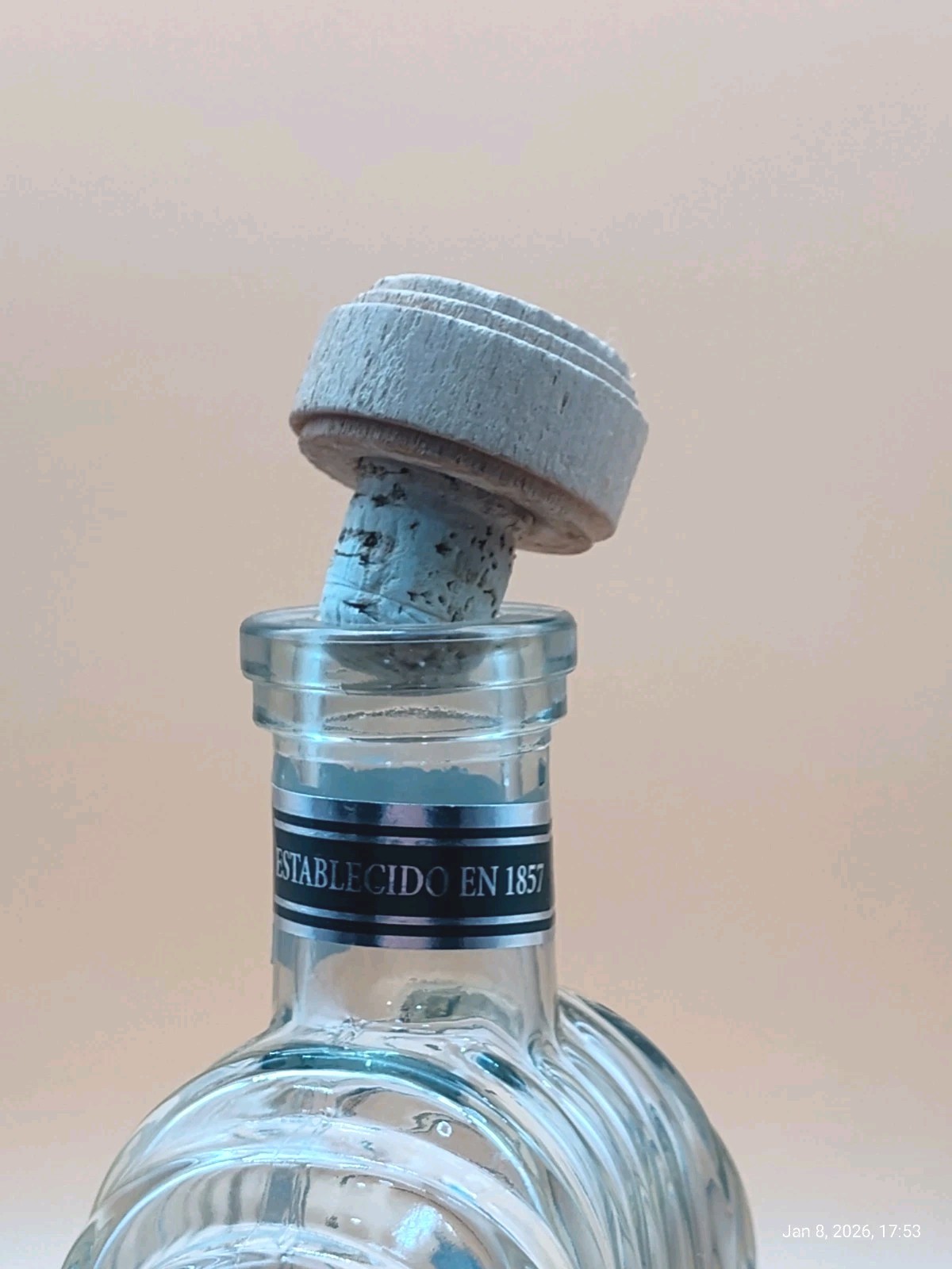 Gran Centenario Plata Tequila Bottle 1L EMPTY Glass Bottle