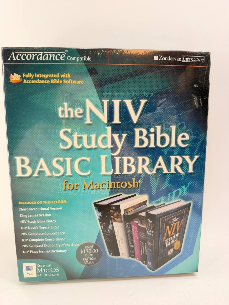 NIV Study Bible Basic Library Macintosh CD-ROM Accordance Compatible New Sealed