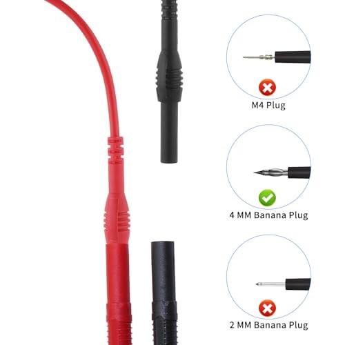 2 Pack Back Probe Kit, Flexible Spoon Back Probes Automotive Bendable