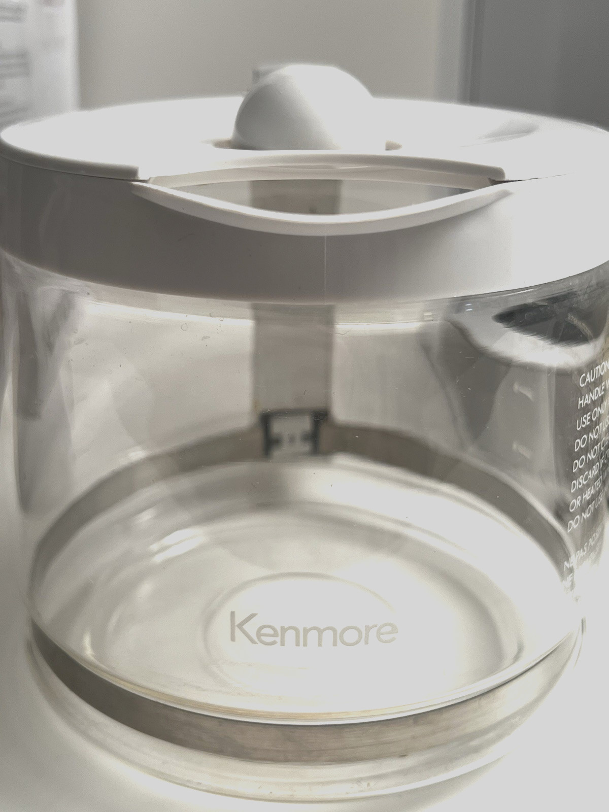 Kenmore 12 Cup White/Stainless Aroma Control Programmable Coffee Maker EUC