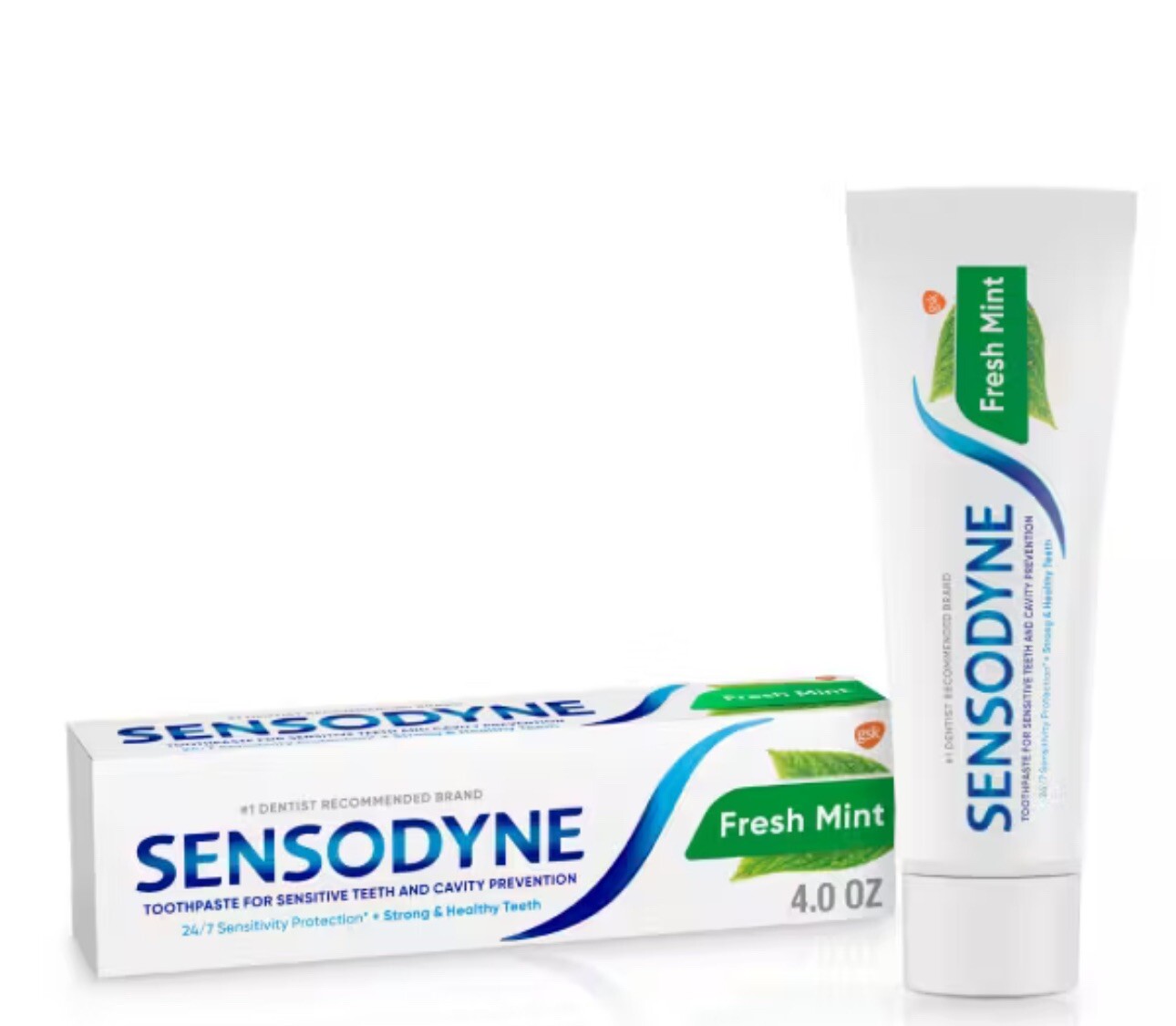 Sensodyne Fresh Mint Sensitivity Toothpaste for Sensitive Teeth (pack Of 3) 🇺🇸