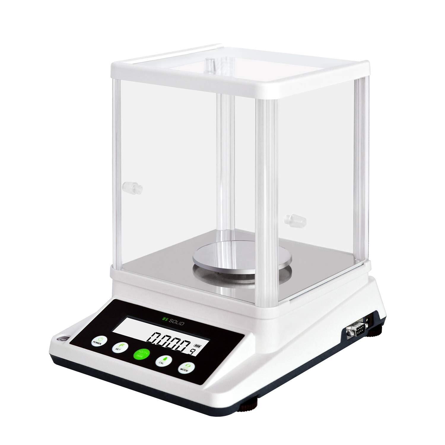 U.S. Solid 0.001g Precision Balance 210gx1mg Digital Electronic Analytical Scale