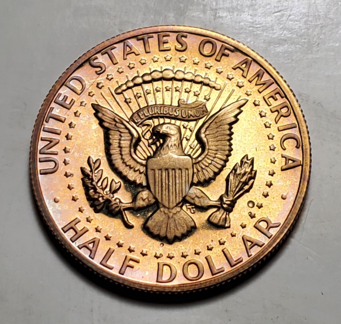 TONED 1979 S KENNEDY HALF DOLLAR PROOF UNC #P1079