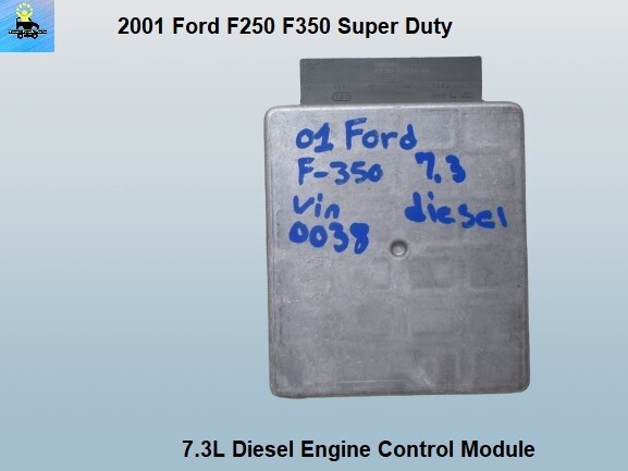 1C3F-12A650-ZC 2001 F250 F350 7.3L SD Diesel Engine Control Module ECU ECM OEM