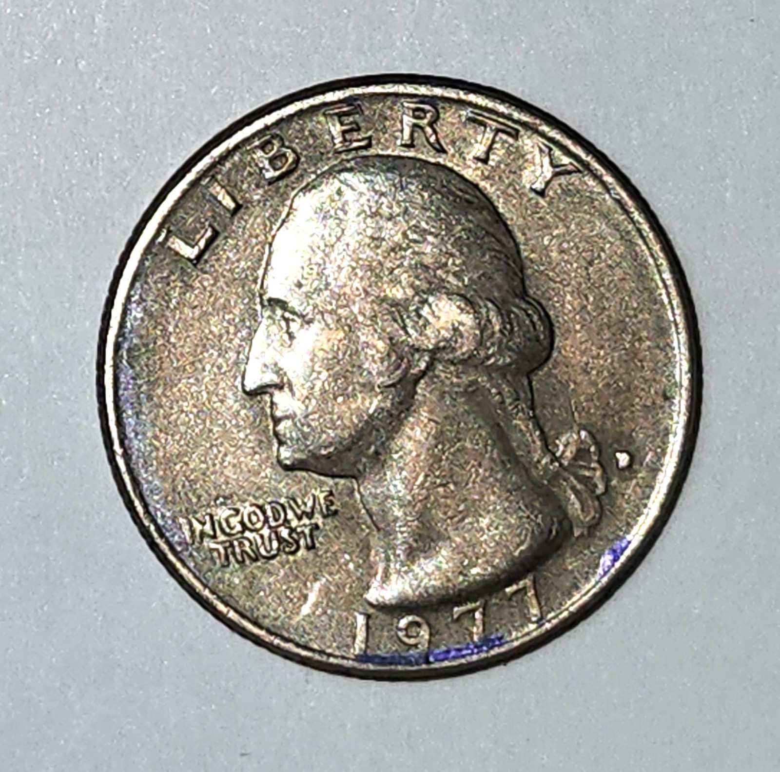 1977-D Washington Quarter Date, Liberty plus other errors