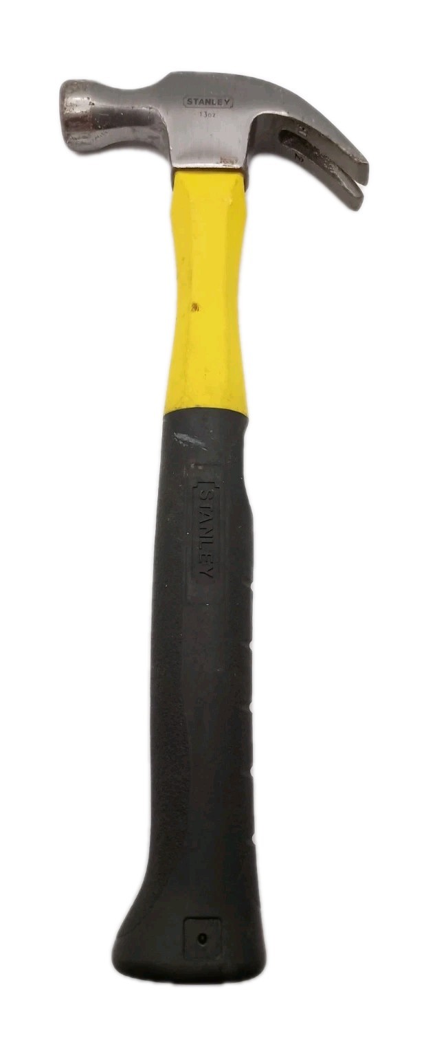 Vintage Stanley Professional 13oz Curved Claw Hammer Fiberglass with Thumb Grip