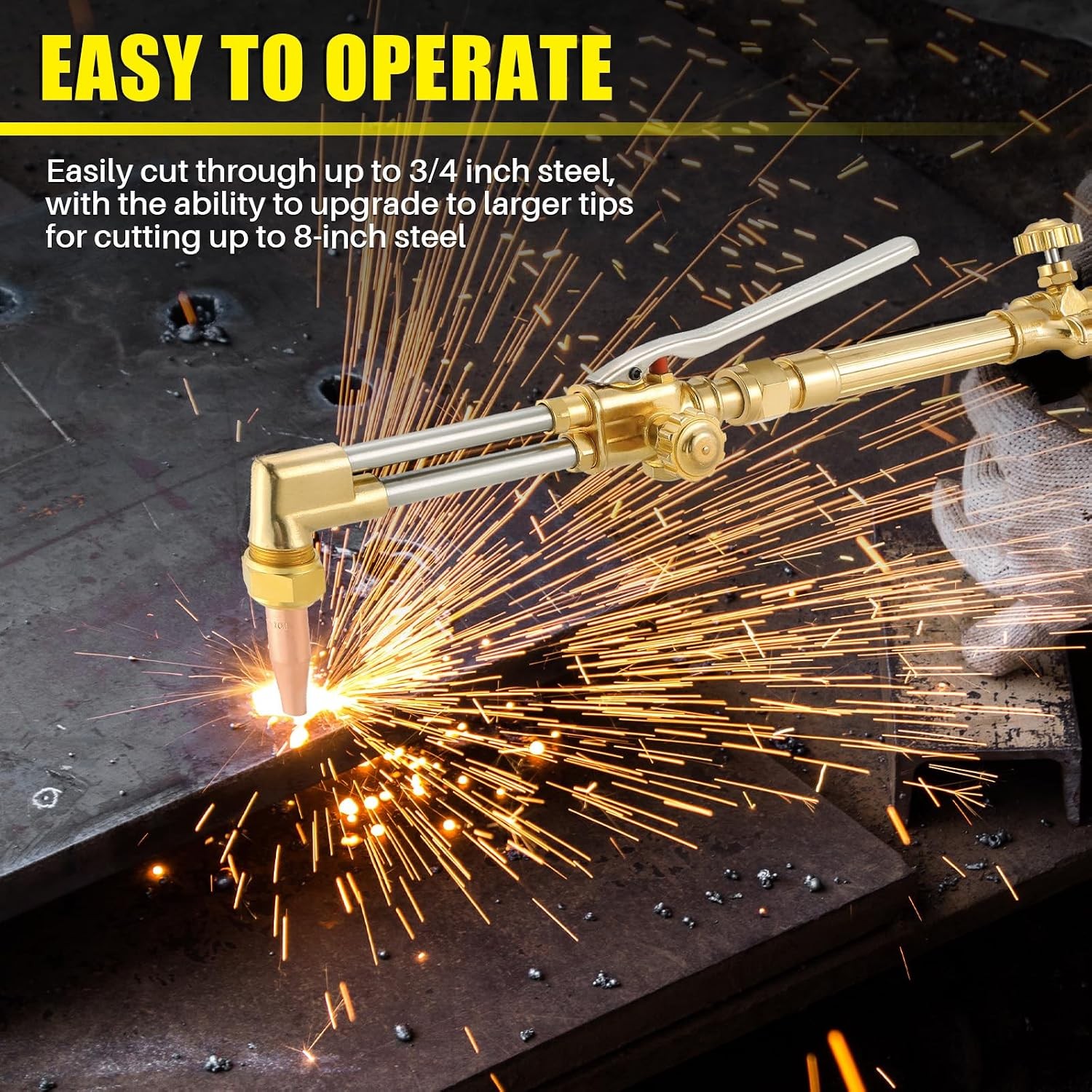 Victor Type Cutting Attachment Torch Handle Oxygen/Acetylene Cutting Welding Tor