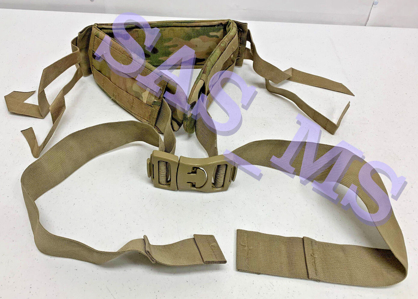 USGI MOLLE II Medium Rucksack Waist Hip belt Multicam Ruck waistbelt Used
