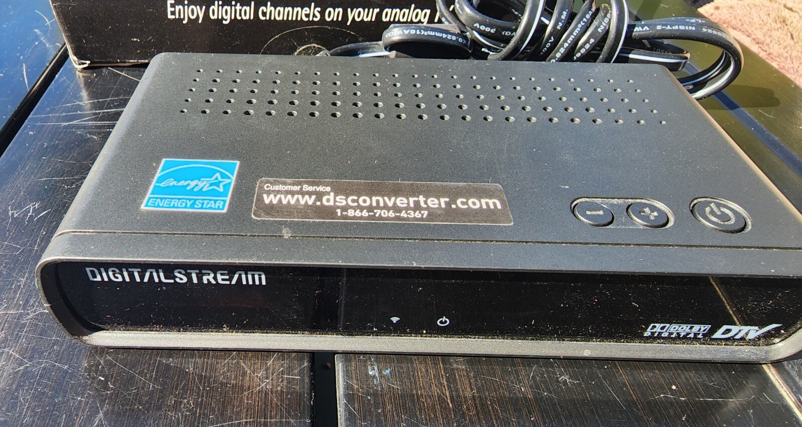 Digital Stream DTX9950 Analog pass through DTV Converter TV Missing Remote.