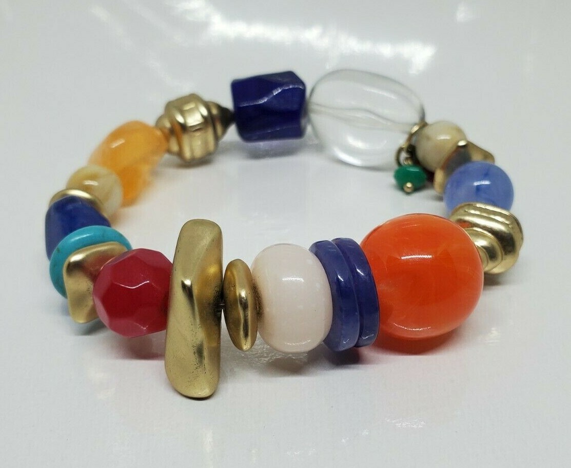 Colorful Multistone Stretch Bracelet