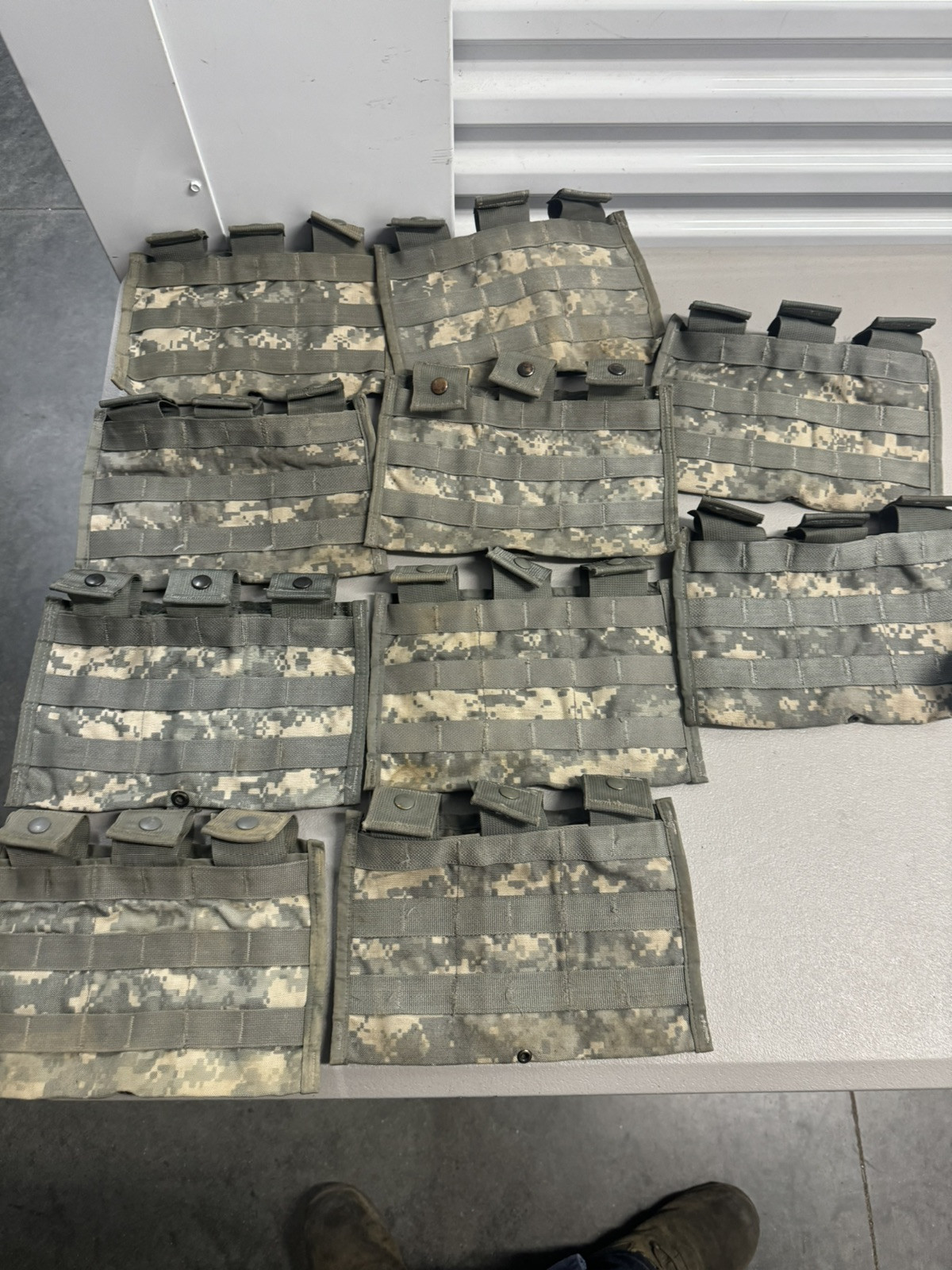Lot of 10 Military Triple Three 3 Mag Magazine Pouch MOLLE ACU 3X30 Shingle