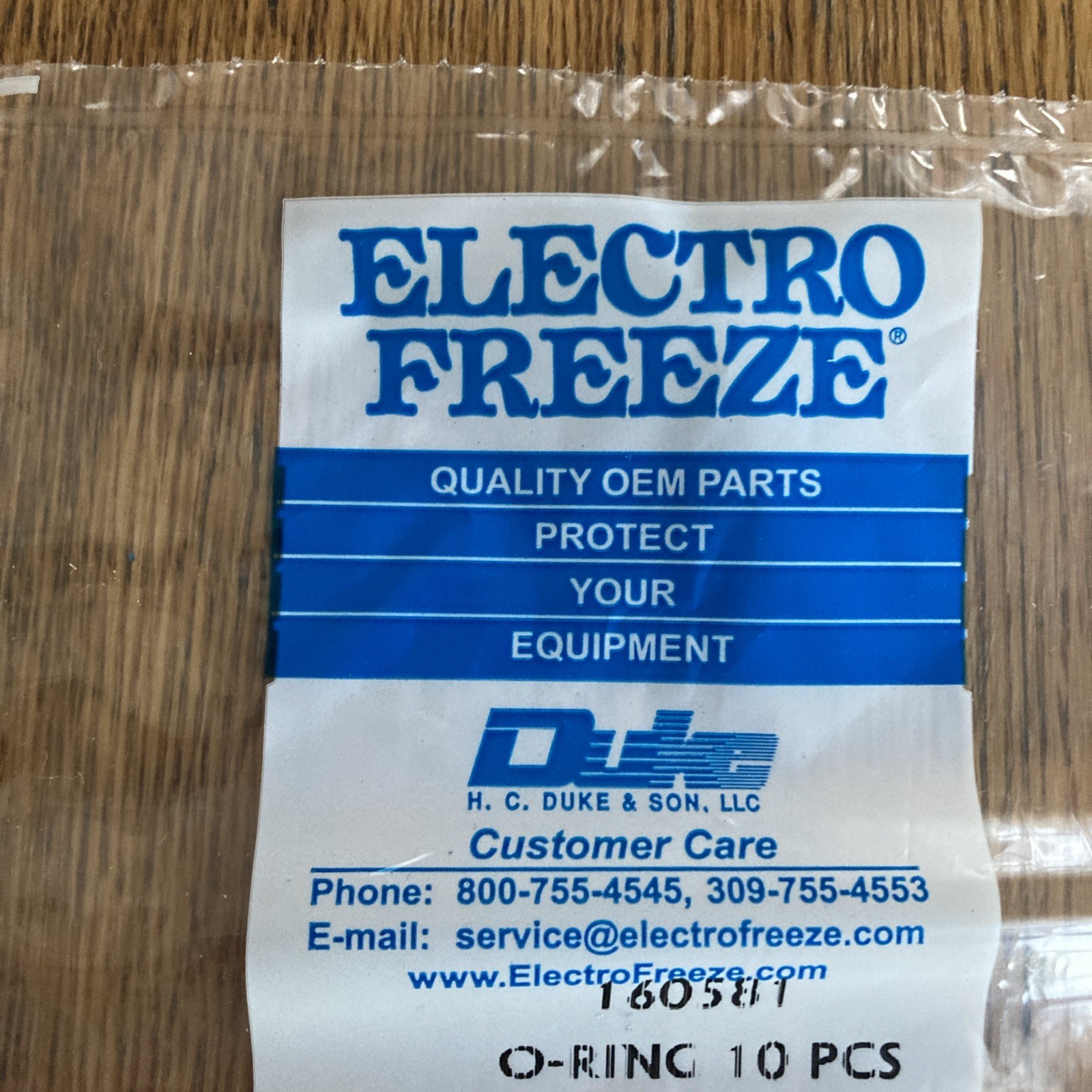 Electro Freeze 160581 O-Rings (10 Pack) Oem