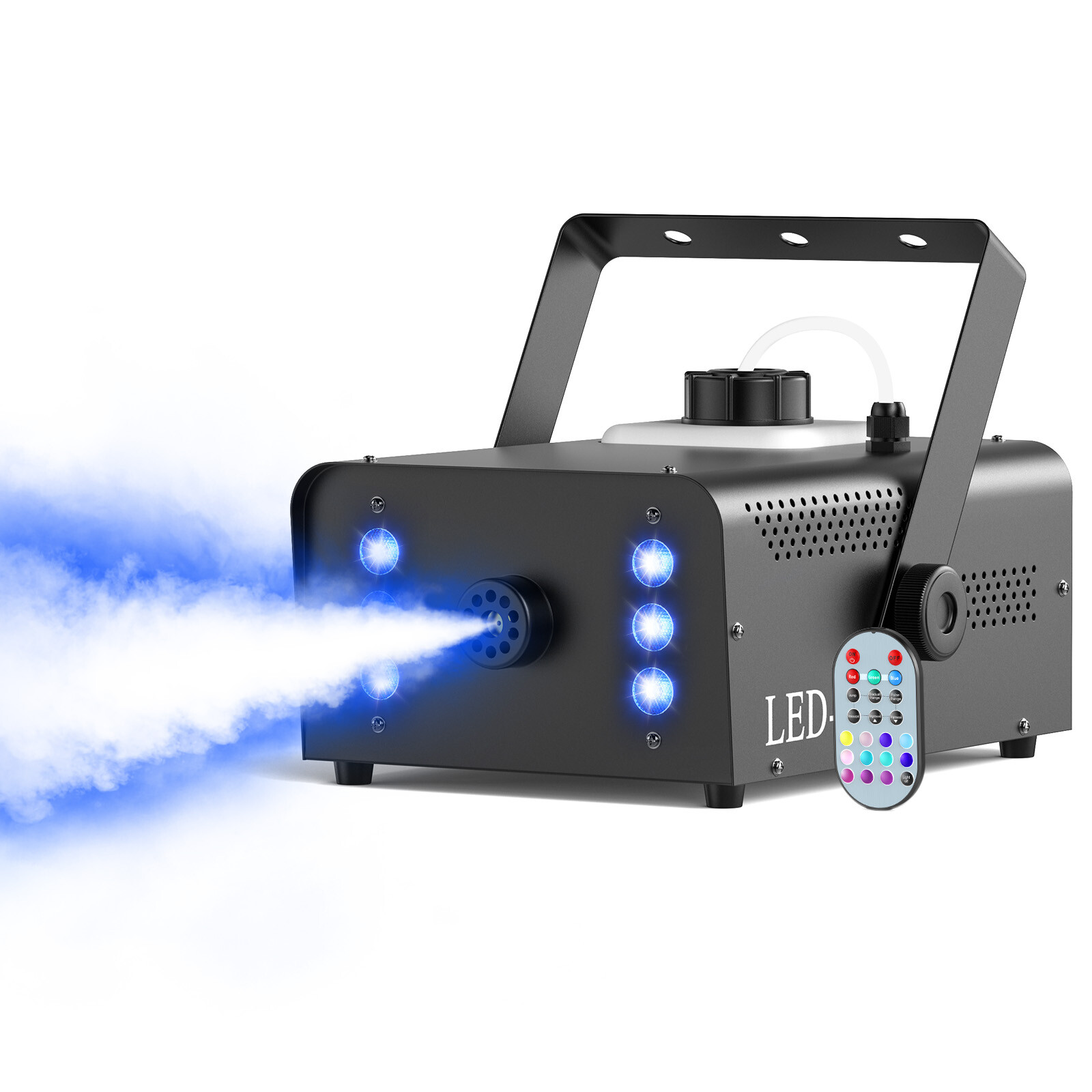 1500W Fog RGB 3in1 6 LED DJ Smoke Machine Stage Show Decor w/ Wireless Remote US