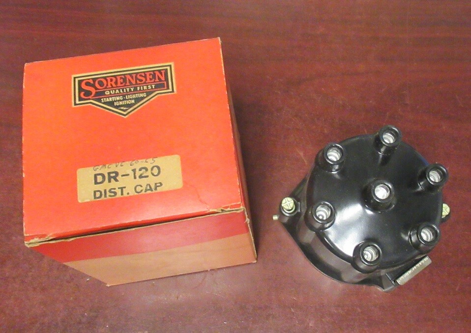 1960-65 GMC NEW Sorensen 6-Cylinder Distributor Cap