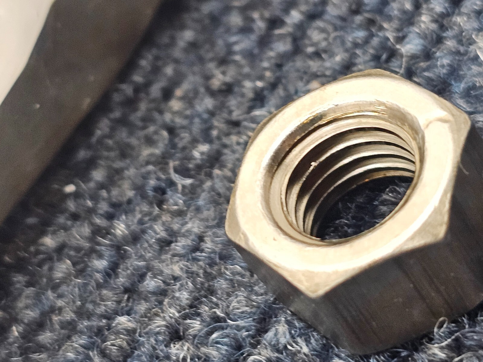 (QTY 100) McMaster-39, 1/2"-13 Fin Hex Nut Gr5 Bare (Plain)