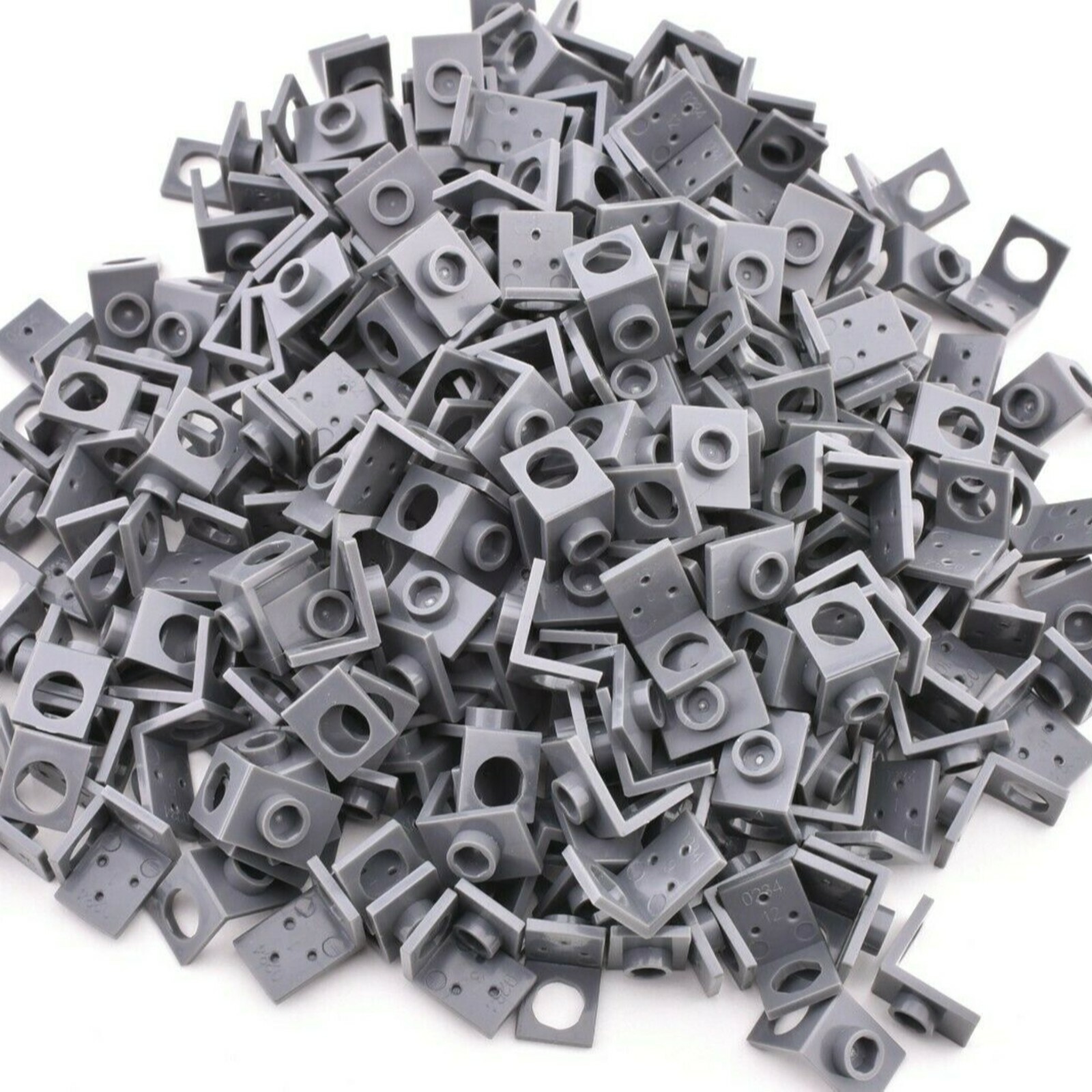 Neck Bracket with Back Stud Dark Bluish Gray X25 - Minifig Compatible Parts