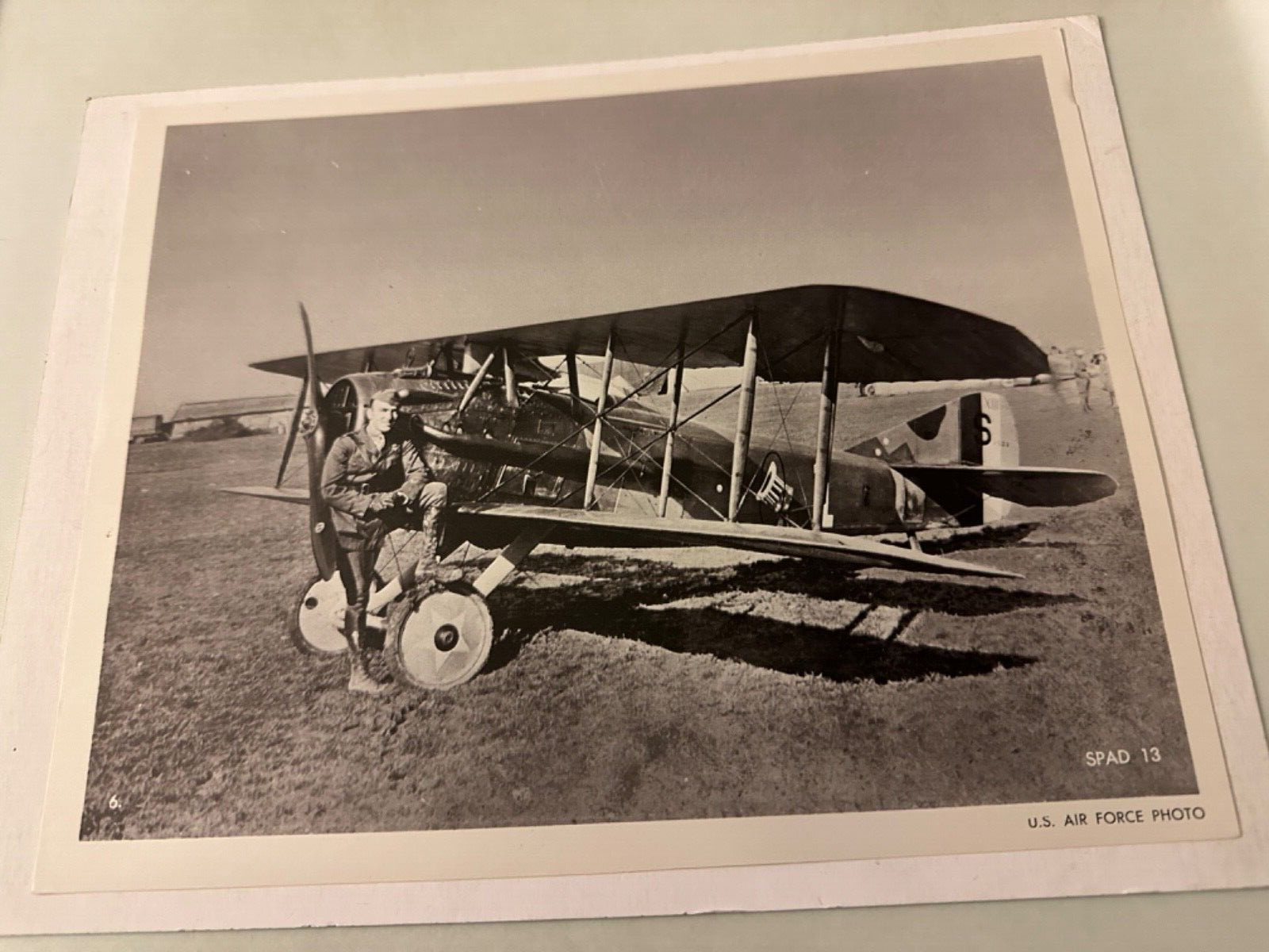SPAD 13 8” X 10” U.S. Air Force Photo Rare (B&W) - #6!