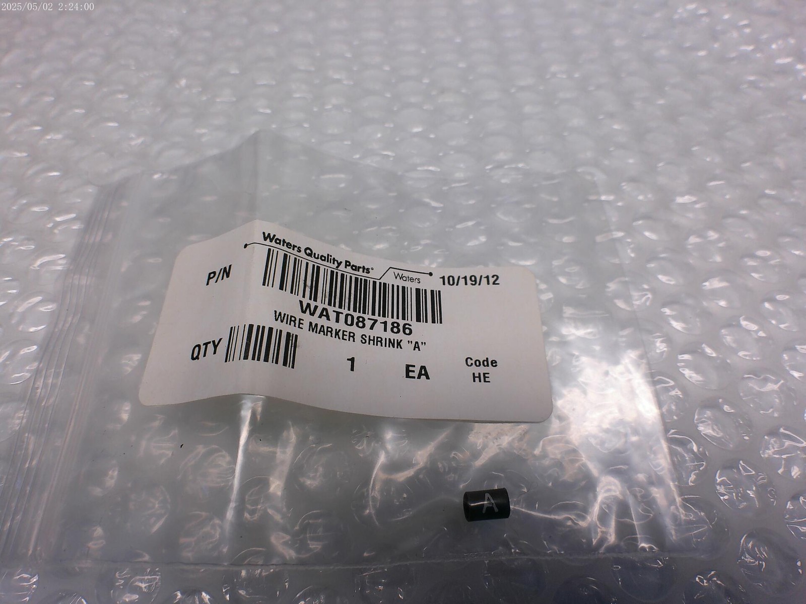 WATERS QUALITY PARTS WAT087186 WIRE MARKER NSMP