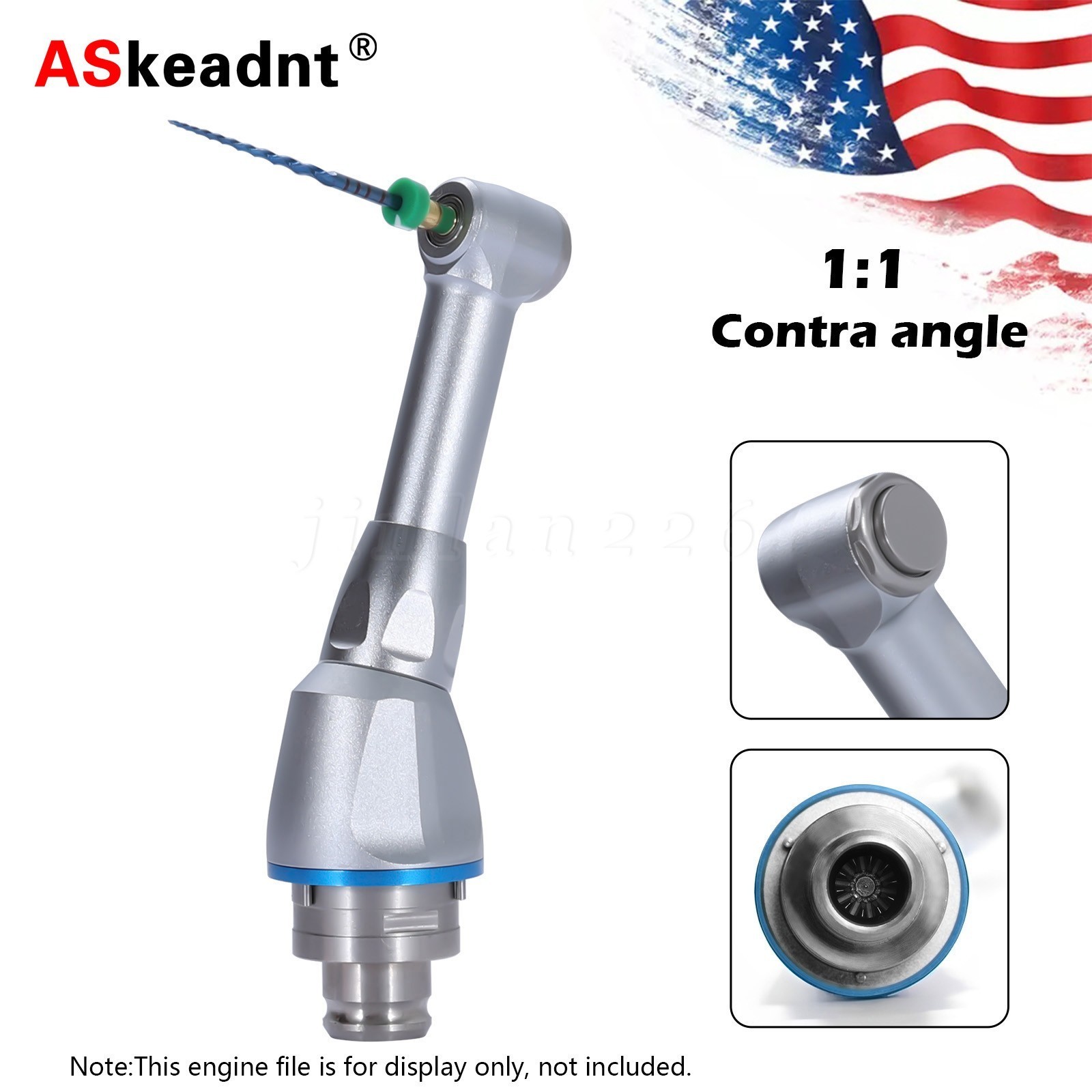 Dental Wireless Endo Motor LED 16:1 Root Canal Treatment / 1:1 16:1 Head