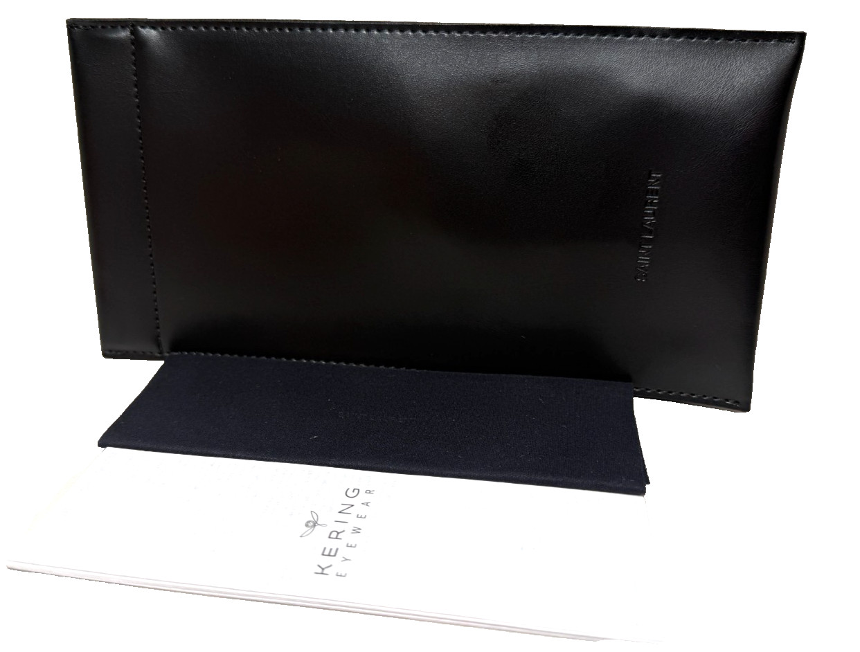 SAINT LAURENT YSL AUTHENTIC SUNGLASSES LEATHER POUCH CLEANING CLOTH DOCS X LARGE
