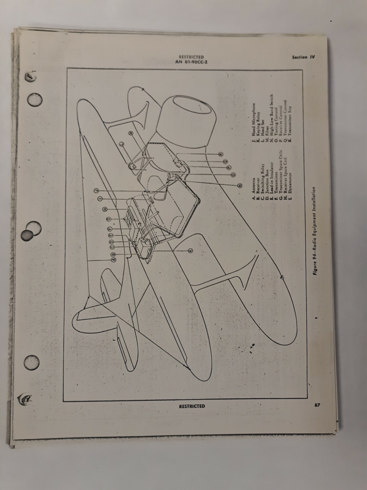 Beech Army Model UC-43 & Navy Model GB-2 Erection & Maintenance Instruction Copy