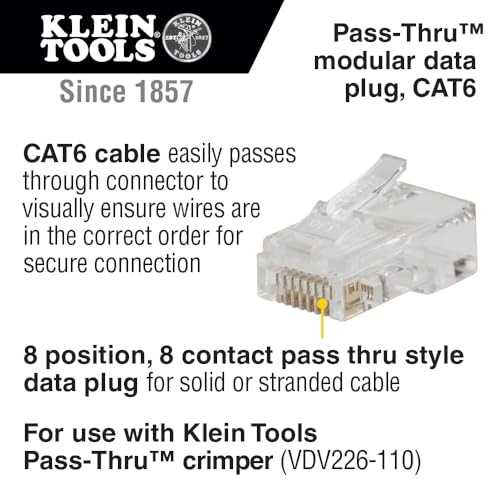 Network Cable Tester Kit LAN Scout Jr 2 Pass Thru Plugs