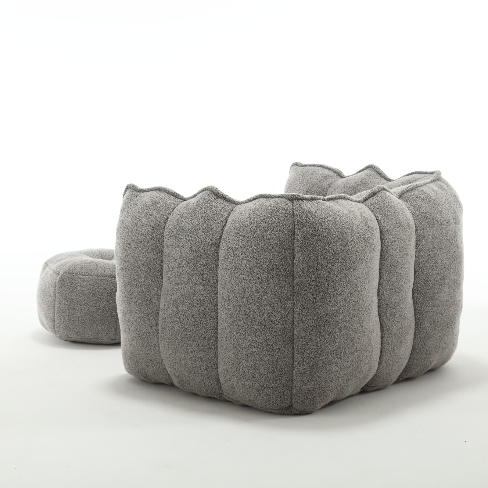 Soft Bean Bag Chair with High Resilient Foam(Chips)for living room and bedroom,