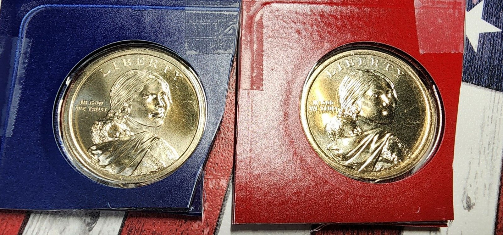 2019 P D Sacagawea Dollars in Original Mint Cello **FREE SHIPPING**