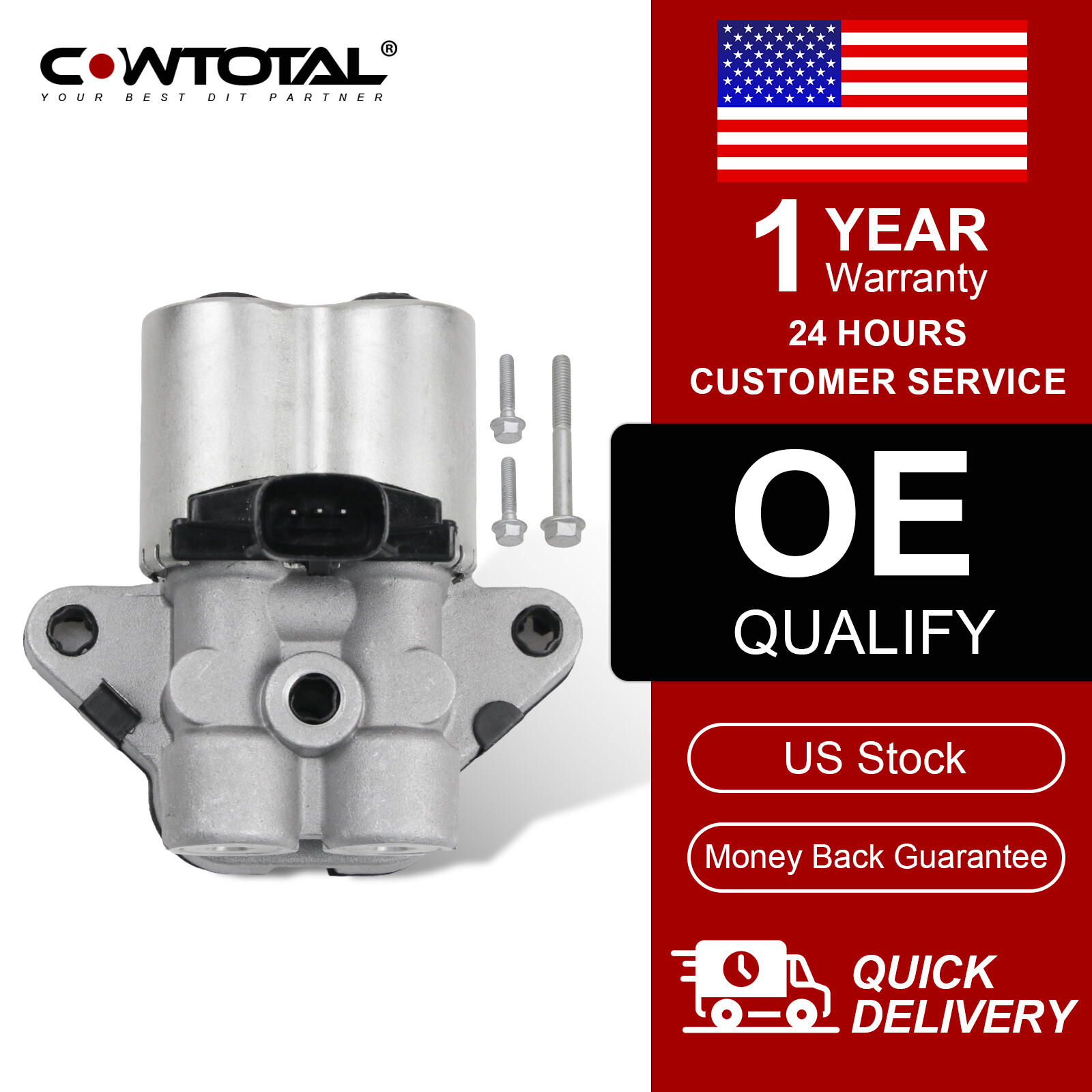 Engine Rocker Arm Oil Control Solenoid VVT Variable Timing For Malibu Impala 2.5