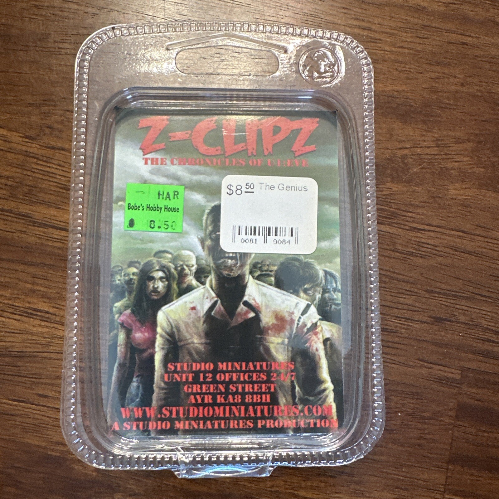 28mm The Genius (Vincent) By Studio Miniatures Z-Clipz