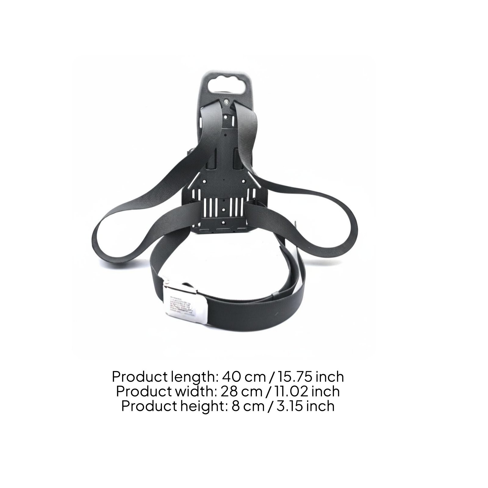 Plastic Backplate Sturdy Duty Dive Support Plate Mounting Holes for Divers