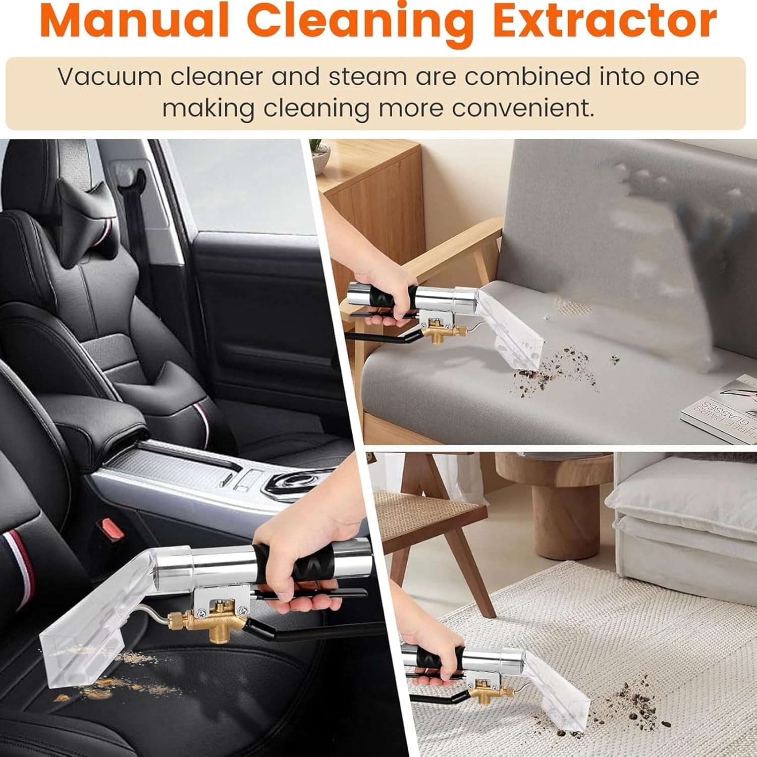 Car Carpet Extractor Extractor Hand Tool with Viewing Window Extractors