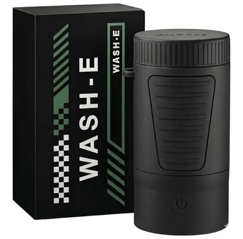 Wash-E Electric Golf Ball Cleaner – Portable Motorized Washer, USB-C