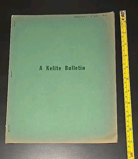 Kelite Aircraft Servicing Bulletin Booklet New Jersey 1946