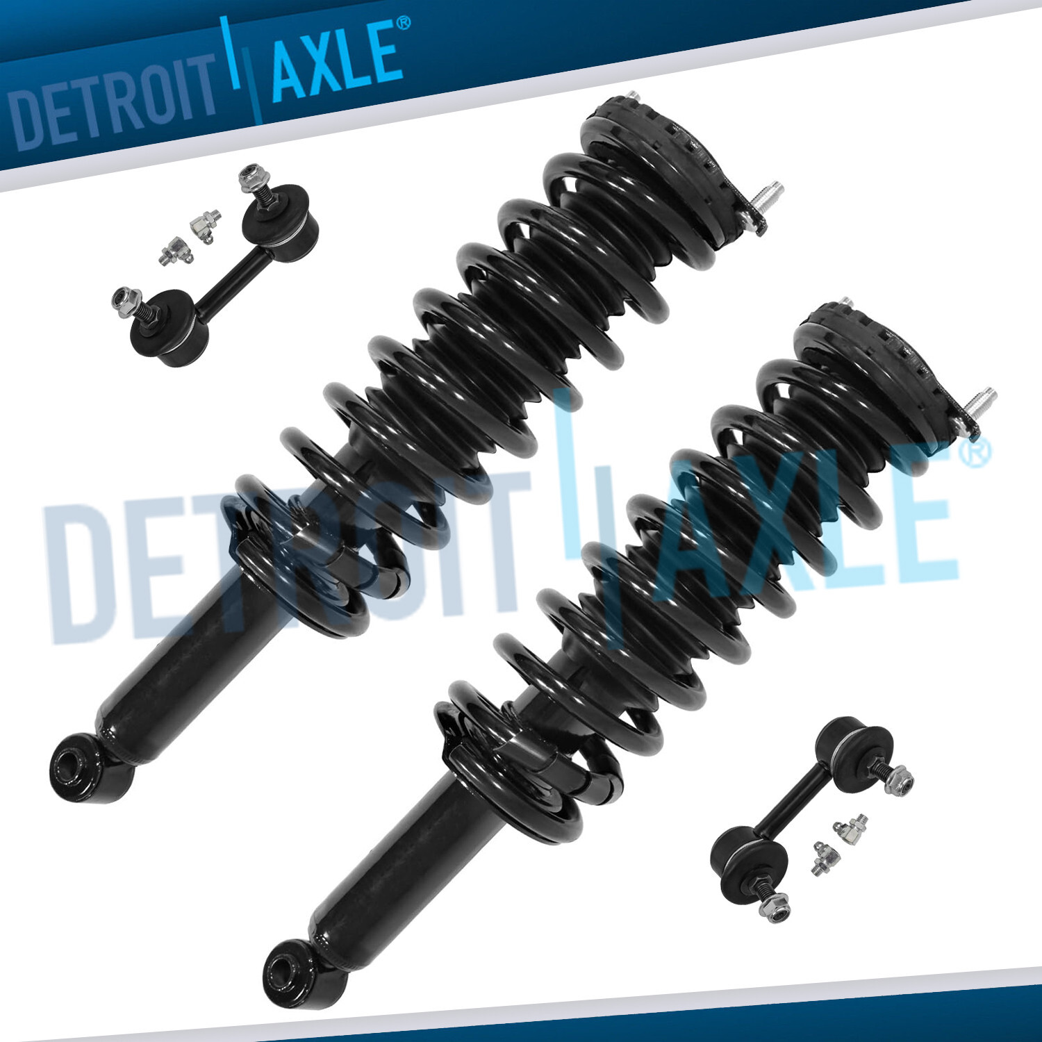 Rear Left Right Struts w/ Coil Spring Sway Bars Kit for 2000-2004 Subaru Outback