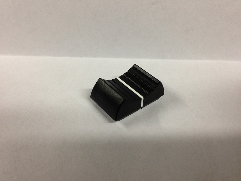 Neutrik Rean Black with White Line Slider Knob S778H-09-M  NOS