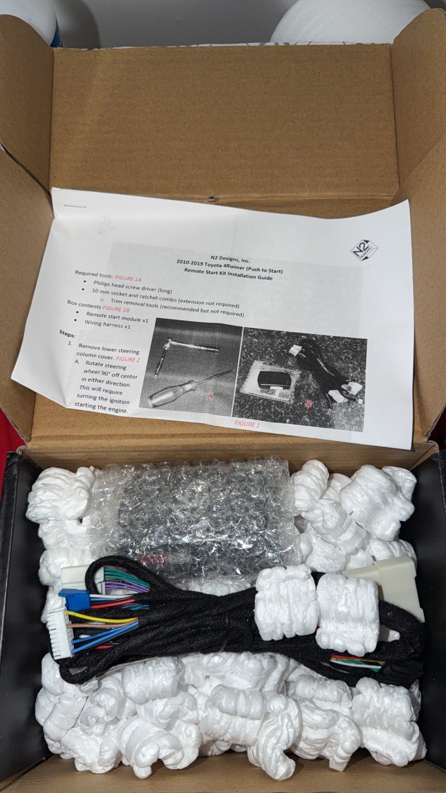 N2 Designs 2010-2019 4Runner Push to Start Remote Start Kit