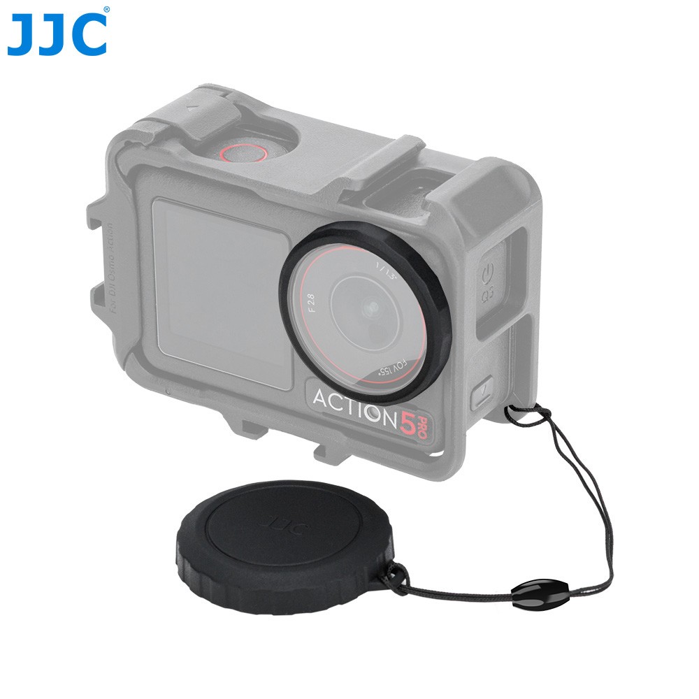 JJC Soft Lens Cap Cover for DJI Osmo Action 5 Pro 4 3 Original Glass Lens Cover