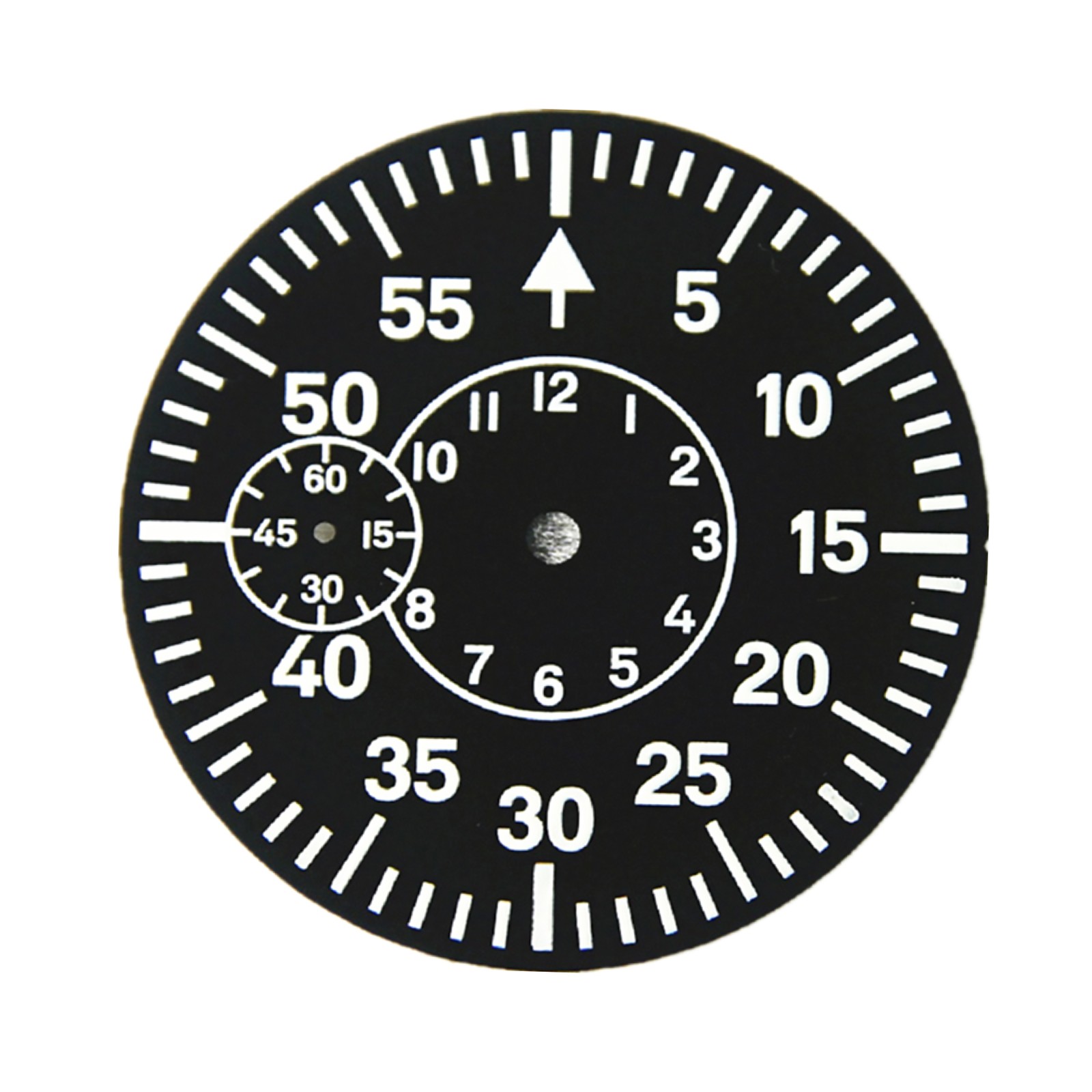Green Luminous Watch Dial Face Plate For ETA 6497 Seagull ST3620 Accessory